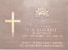 Memorial plaque from R.H. Blackett 34 Battallion, 25th September 1954 age 72. Dearly loved and sadly missed by loving wife Annie and family.