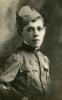 Black and white photo of William Duchesne as a school cadet