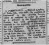 Scan of a newspaper clipping of Appleby getting his promotion. 