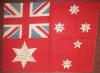 Australian red ensign flag signed